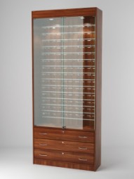 Витрина №10 (с дверками, задняя стенка Экономпанель)