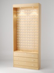 Витрина №11 (без дверок, задняя стенка Экономпанель)