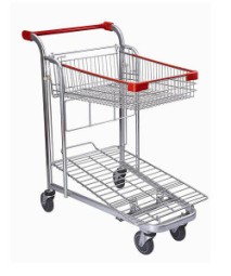 Тележка грузовая с откидной корзиной