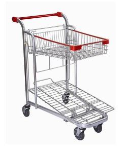 Тележка грузовая с откидной корзиной