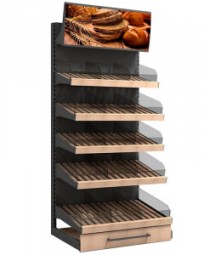 Витрина для хлеба и булок с фризом